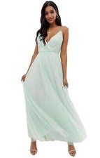 ASOS DESIGN Aqua Womens Pleated Maxi Dress