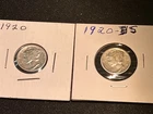 1920, 1920 S Mercury Dimes Higher grade, Good details circulated 90% Silver