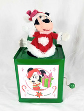Disney Minnie Mouse Jack-In-The-Box "Deck The Halls" Navidad 2018