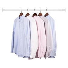 Closet Rod17-27 Inch Heavy Duty Closet Rods for Hanging Clothes Adjustable Cl...