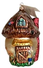 BIG NEW CHRISTOPHER RADKO EASTER SHROOM WITH VIEW RABBIT BUNNY HOUSE ORNAMENT