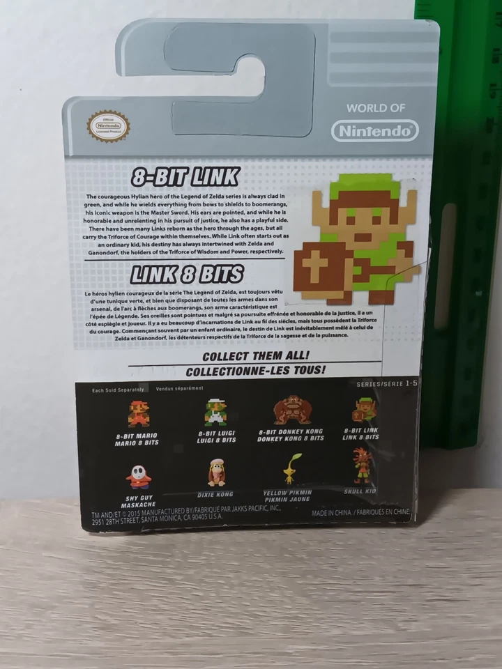 *ENVÍO GRATUITO* 2.5" LEGEND of ZELDA LINK SET 5PK 8-Bit Rojo Blanco Verde Deku Jakks Foto 3 de 4