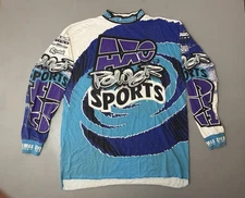 Vintage 90s AXO Sport Jersey DyeMax Racing Motocross 1994