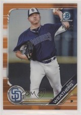 2019 Bowman Chrome Prospects Orange Refractor 5/25 Ryan Weathers #BCP-66 5wg