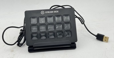Elgato Stream Deck 15-Key USB Wired Programmable Keys Black Plastic Keyboard