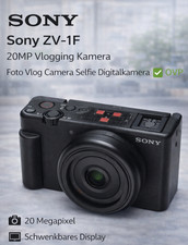📸 Sony ZV-1F | 20MP fotocamera vlogging foto vlog camera selfie fotocamera digitale IMBALLO ORIGINALE