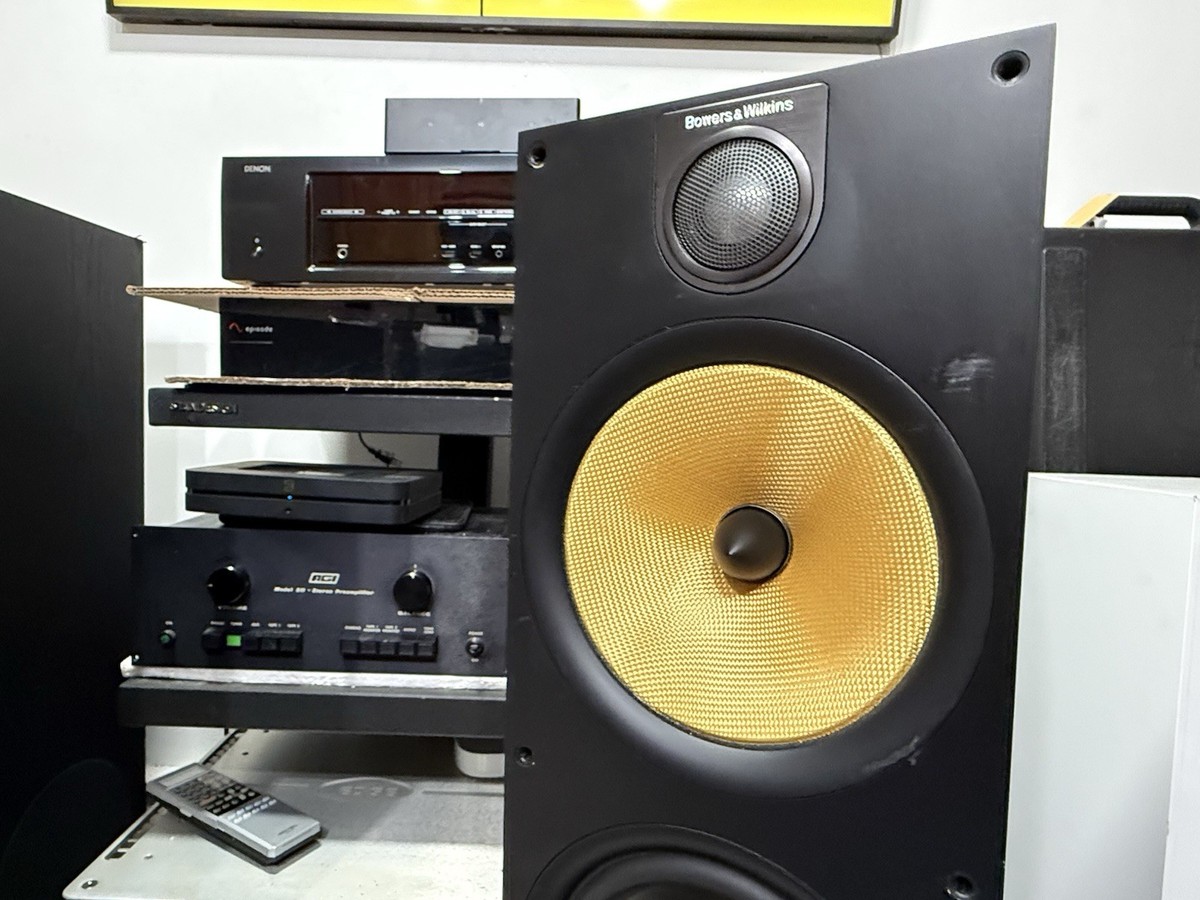 B&W BOWERS & WILKINS 683 S2 HOME AUDIO SPEAKERS, ( NOT GRILLS