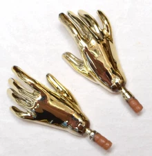 OPTIC GOLD NADJA RHYMES CHROMED GLOVED HANDS NU.Face Jason Wu FASHION ROYALTY