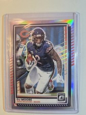 2025 Donruss Optic DJ Moore Holo Prizm Silver #114 Chicago Bears WR
