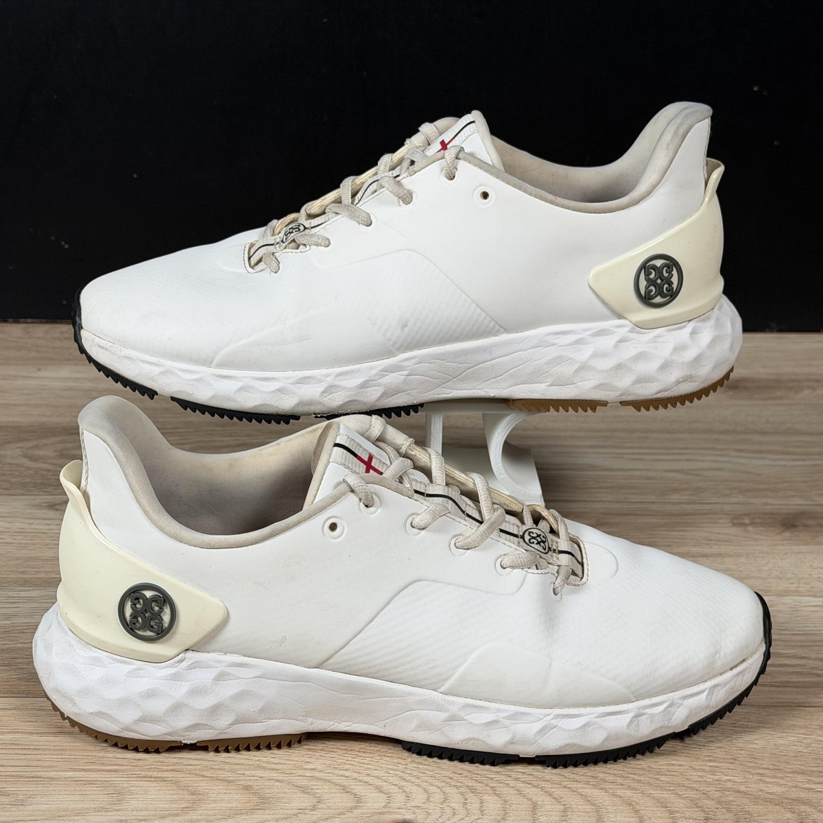 G/FORE G4 White Leather Golf Shoes | Men’s 10.5 | Lightly Worn | No Insoles G/FORE Men main image 3