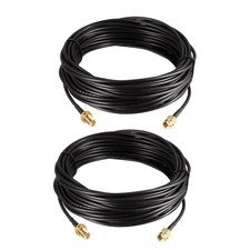 SMA Extension Cable SMA Male to SMA Female Antenna Coax Cable RG174 33 ft 2pcs