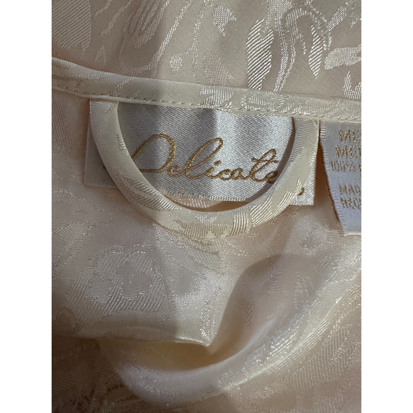 Delicates Medium Polyester Cream Beaded Lace Trim… - image 2