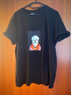 Schönes t-shirt Iris Apfel in schwarz Gr. 42