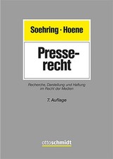 Presserecht Jörg Soehring