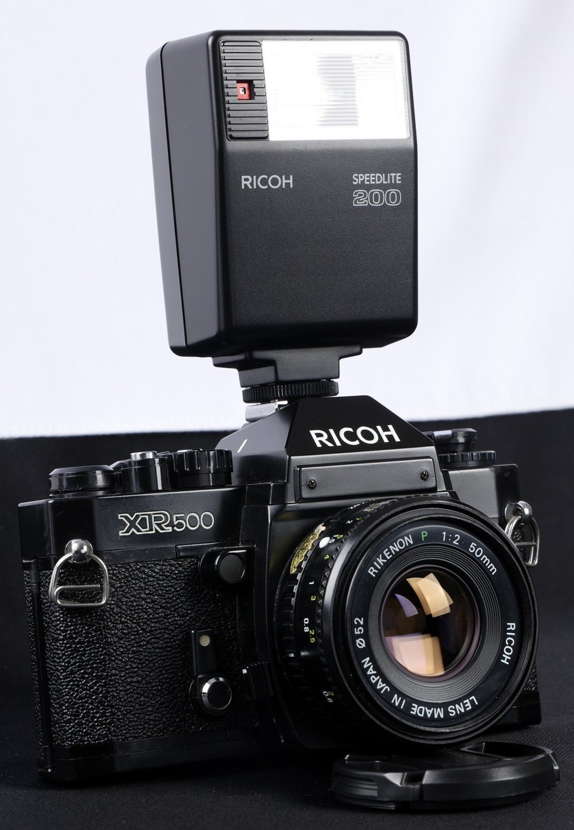 Ricoh XR Rikenon 50mm - Lens Camera XR500 Film 0 f⁄2 Pentax Auto