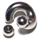 00g Twister XL Monster 19mm Balls SS 316L Prince Albert Ring Sexy Weight 3.1 Oz — photo 3