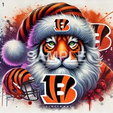 Cincinnati Bengals Acrylic Round Christmas Ornament CHOICE 