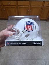 NFL THE SHIELD NFL LOGO RIDELL Mini Speed Football Helmet HOF CANTON