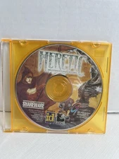 HERETIC Shareware CD-ROM PC game 1994 GT/ID Interactive Software Rare Cover