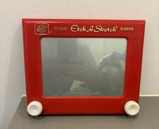 Ohio Art The World of Toys No. 505 Etch A Sketch Magic Screen Red - Works Great 