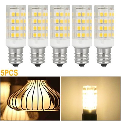 20PC E12 LED Corn Bulb Light 6000K Candelabra Ceiling Fan Daylight Ceramics Lamp