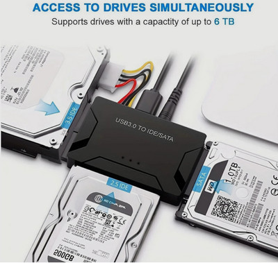 IDE SATA to USB 3.0 Adapter 2.5/3.5 Zoll HDD/SSD Festplatten CD DVD ROM