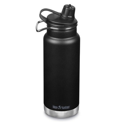 Klean Kanteen TKWide Insulated Bottle Chug Cap Stainless Steel 32oz Black