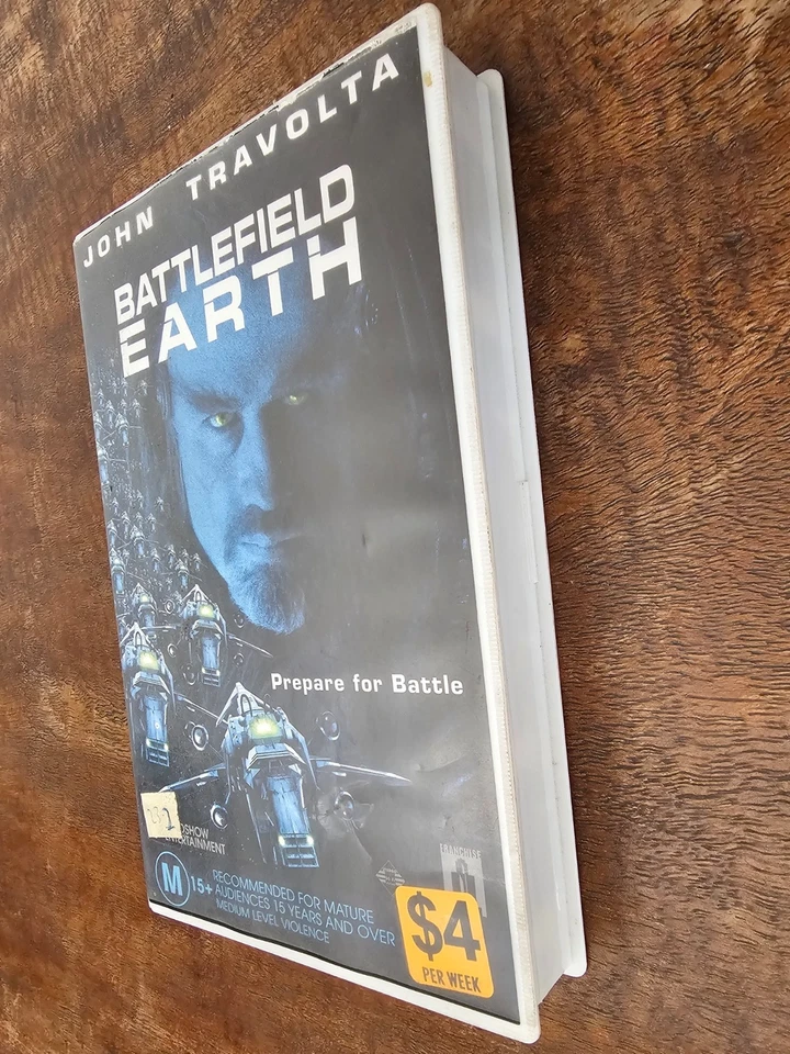 Battlefield Earth (VHS PAL, 2000) Big Box Ex Rental - Image 3 of 4