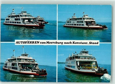 39273682 - Car ferries from Meersburg to Konstanz Staad VW Beetle car bus
