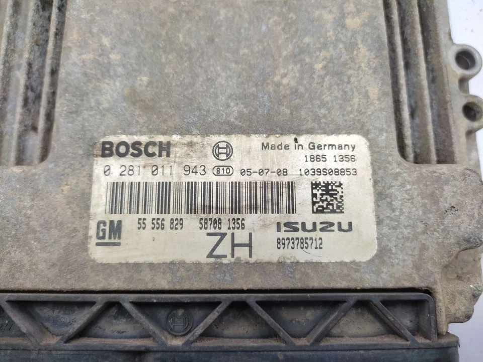 55556829 CENTRALINA MOTORE / 0281011943 / 296655 PER OPEL ASTRA H STATION WAGON - Immagine 4 di 4