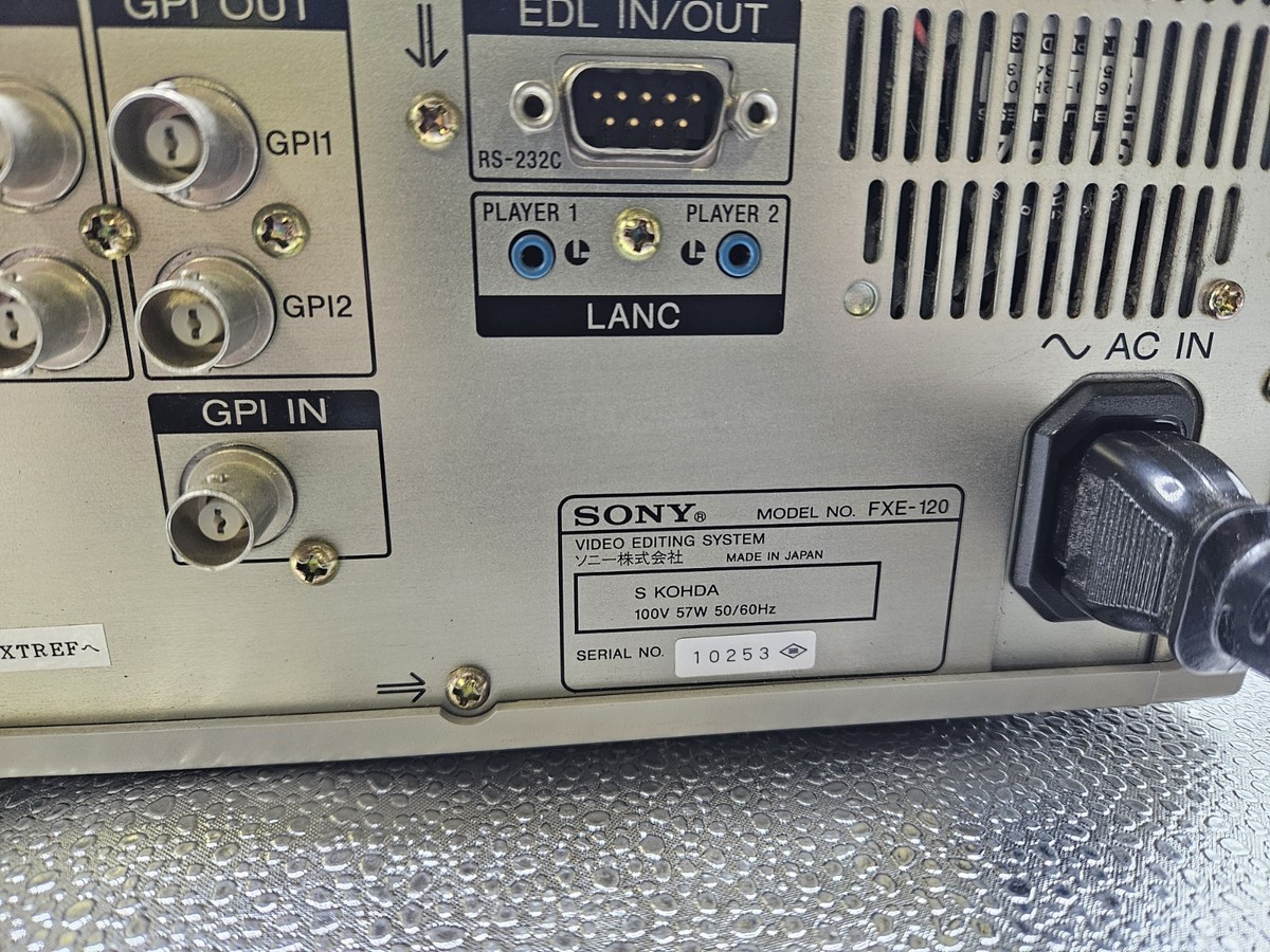 SONY　FXE-120　ビデオスイッチャー　エフェクター　編集機　ソニー SONY FXE-120 ビデオスイッチャー エフェクター 編集機 ソニー