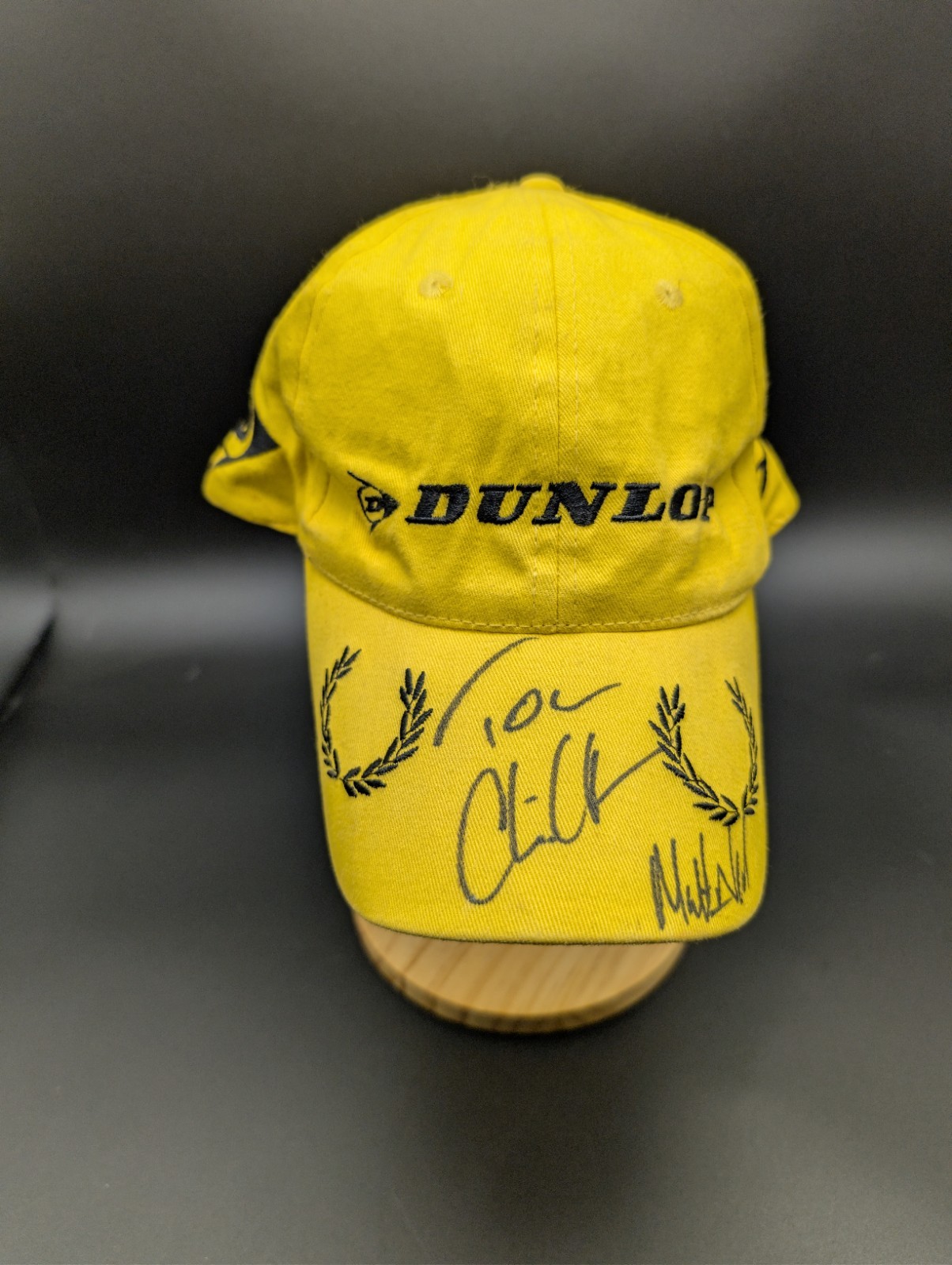 btcc British Touring Cars Dunlop Cap Hat Signed Matt Neal Tom Chilton Autograph