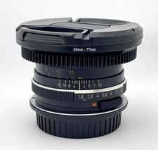 Carl Zeiss Planar f/1.8 50mm Lens Cine Mod Canon EF Mount covers Full Frame