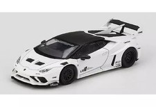 Miniature Car 1/64 LB Works Lamborghini Huracan GT LHD White Diecast Mini GT