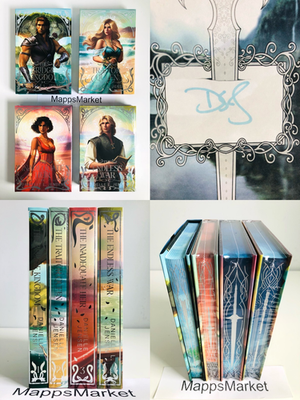 SIGNED The Bridge Kingdom 1-4 by Danielle L. Jensen ARCANE SOCIETY