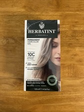 Herbatint Permanent Herbal Hair Color Gel 10C Swedish Blonde 4.56 ounce