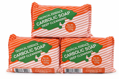 Tropical Essence Carbolic Soap 3 Pack 4.4oz Bars Deep Cleansing