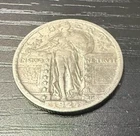 1924 STANDING LIBERTY QUARTER *GOOD DETAILS - WEAR on DATE*