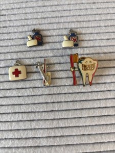 Lot Of Vintage Charms, Tack, Pin Medical, Dental Pharmacy