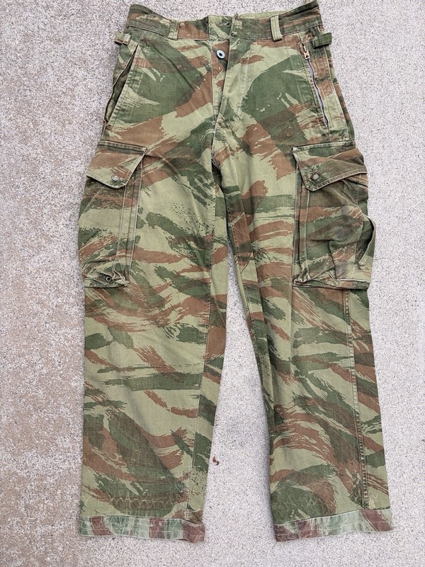 French TAP 47 /53 Indochina Lizard Camo Trousers Modified Vietnam war