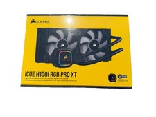 Corsair iCUE H100i RGB Pro XT AIO Liquid CPU Cooler 240mm Black