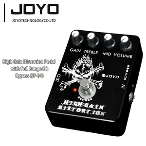 JOYO High Gain Distortion Guitar Pedal from Crunch to Heavy Metal with 3-Band EQ
