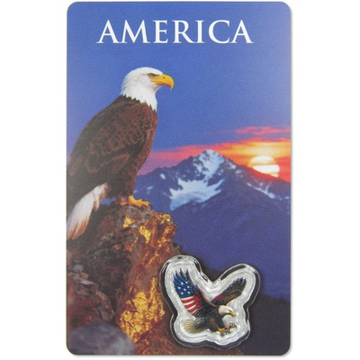#ad #ad 2026 American Bald Eagle Shaped 1 Gram .999 Silver Bar SKU:OPC260 $14.99