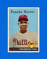 1958 Topps Baseball # 433 Pancho Herrera (Missing a) VG-VGEX *PrestigeBC.eStore*