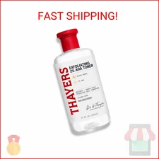 Thayers 2% AHA Exfoliating Toner with Glycolic Acid, Lactic Acid and Witch Hazel