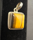 Sterling Silver Pendant with Tiger Eye Center Stone — photo 6