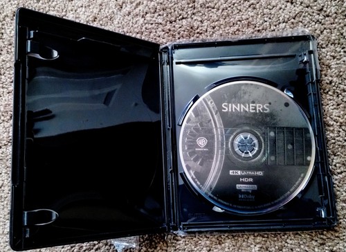 Sinners 4K UHD Blu Ray Includes Slipcover *NO DIGITAL CODE *LIKE NEW - Picture 3 of 3