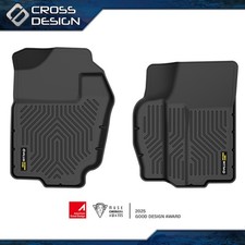 Tpe Front Floor Liner Mats All Weather Fits 1994-02 Dodge Ram 1500 2500 3500