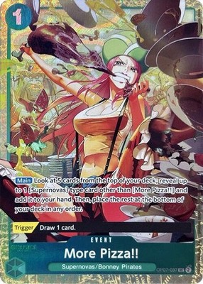 More Pizza!! (Premium Card Collection -Best Selection Vol. 4-) UC OP07-037 NM