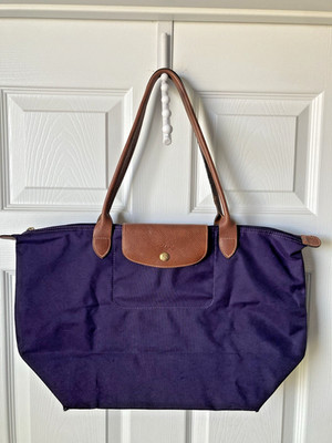 d*7様 LONGCHAMP トートバッグ ヘリンボーン柄 パープル s-l400.jpg